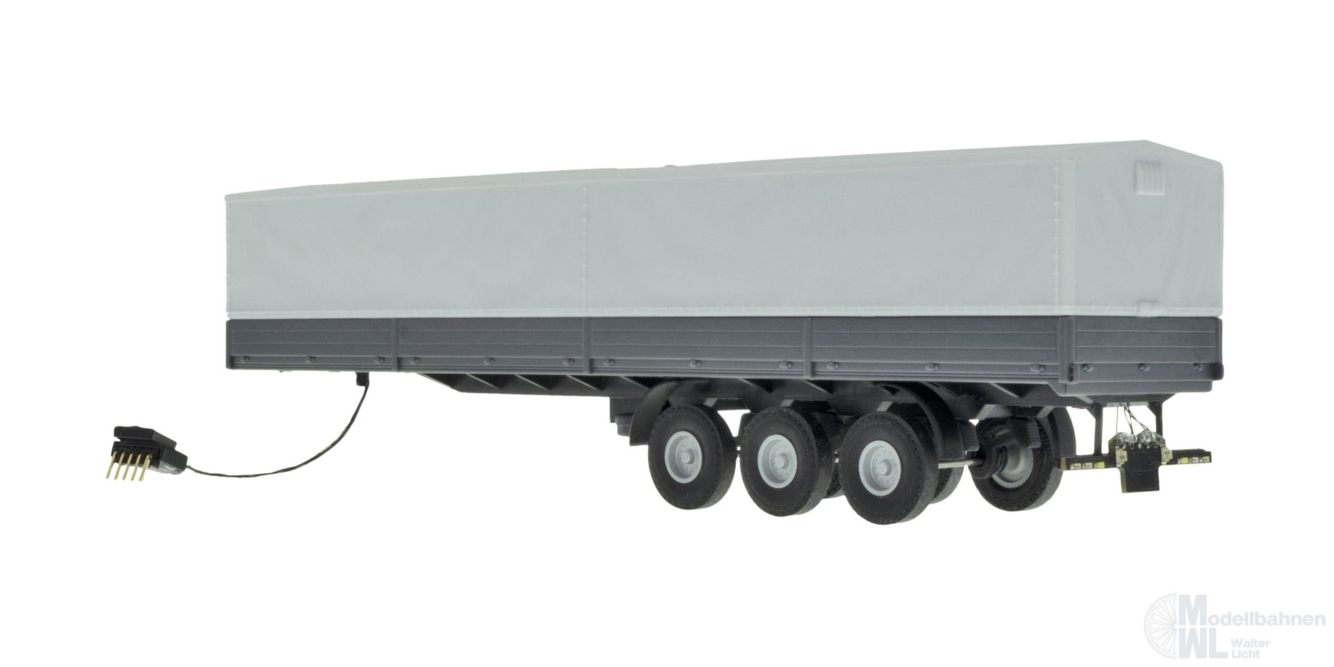 Viessmann 8227 - CarMotion Planensattelauflieger Funktionsmodell 3-achsig H0 1:87