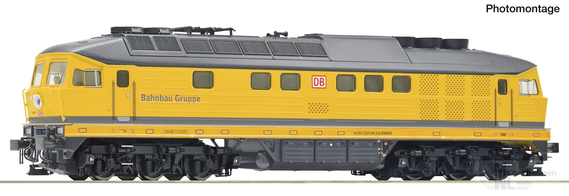 Roco 7300105 - Diesellok BR 232 550-4 DB Ep.IV Bahnbau Gruppe H0/GL