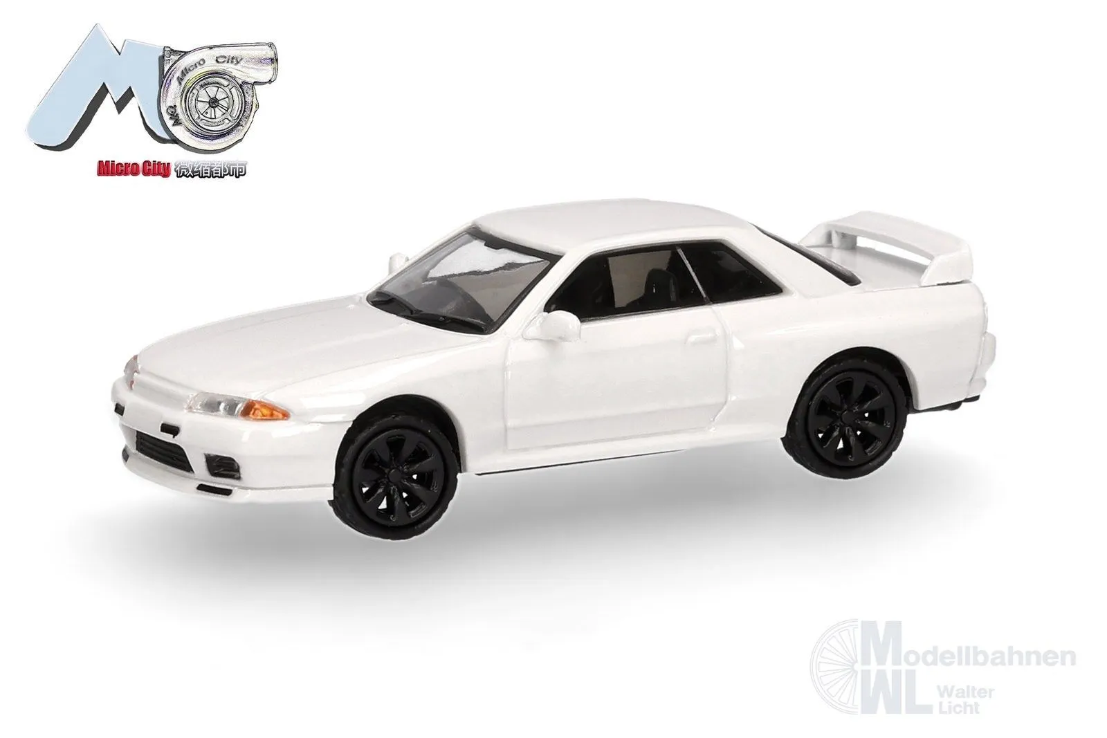 Herpa 87MC000102 - Nissan Skyline GTR32 weiß H0 1:87