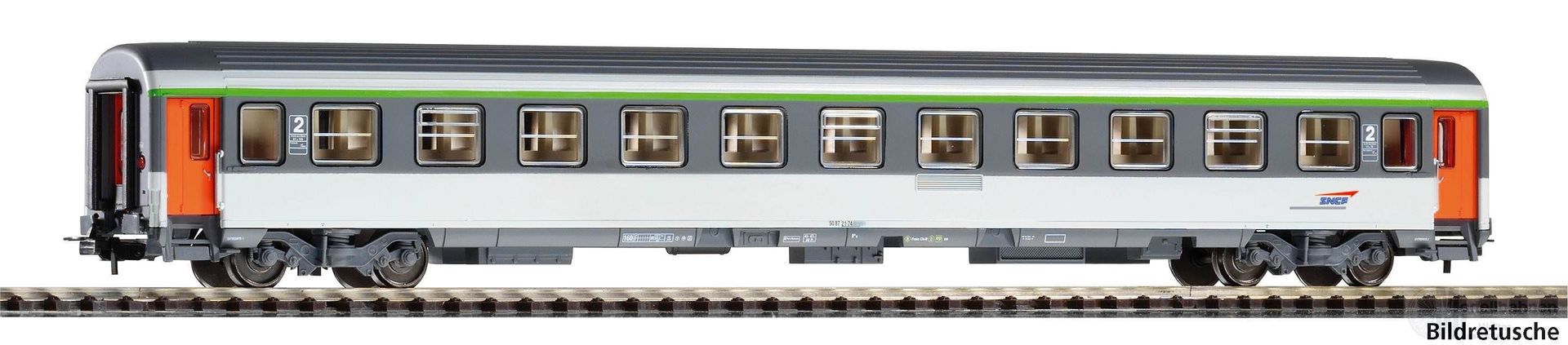 Piko 97141 - Personenwagen SNCF Ep.IV Corail 2.Kl. H0/GL