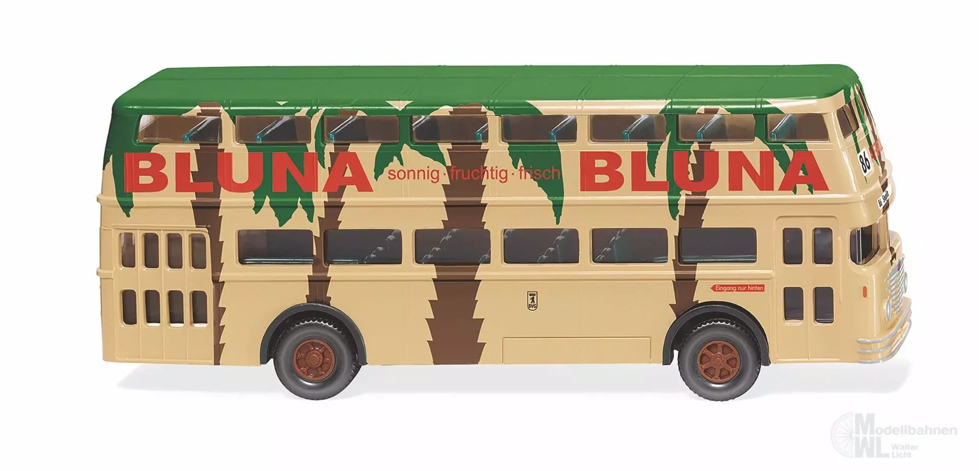 Wiking 072205 - Doppeldeckerbus D2U Büssing BLUNA H0 1:87