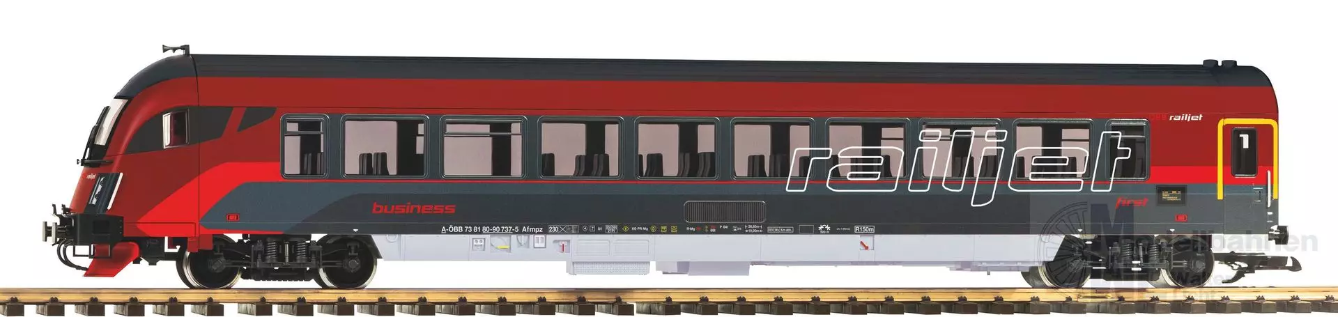 Piko 37675 - Steuerwagen ÖBB Ep.VI Railjet Spur G 1:22,5
