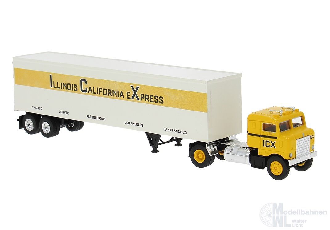 Brekina 85958 - Kenworth Bullnose Koffersattel ICX H0 1:87