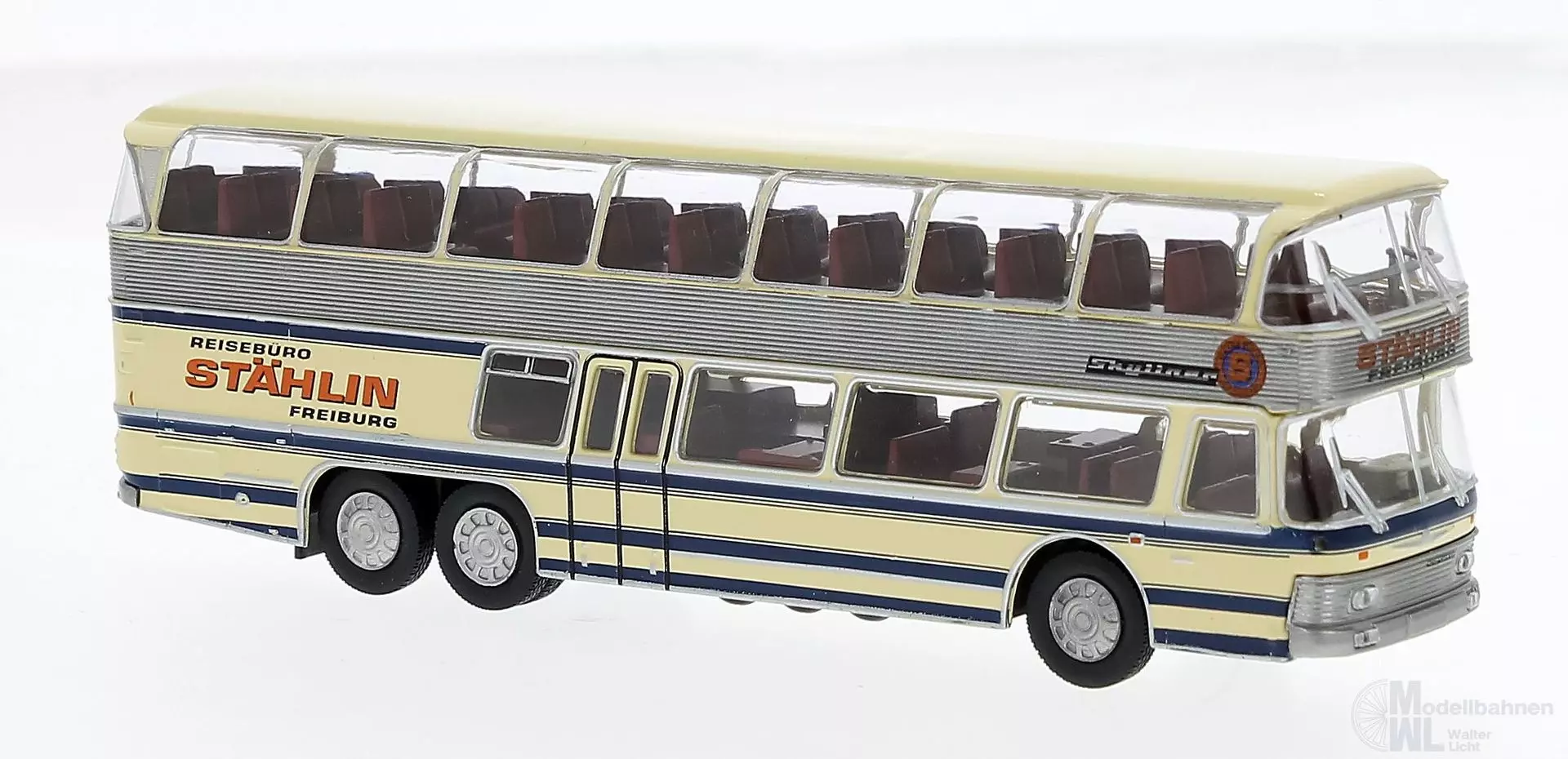 Brekina 58295 - Neoplan NH 22 DD des Reisebüros Stählin Freiburg H0 1:87