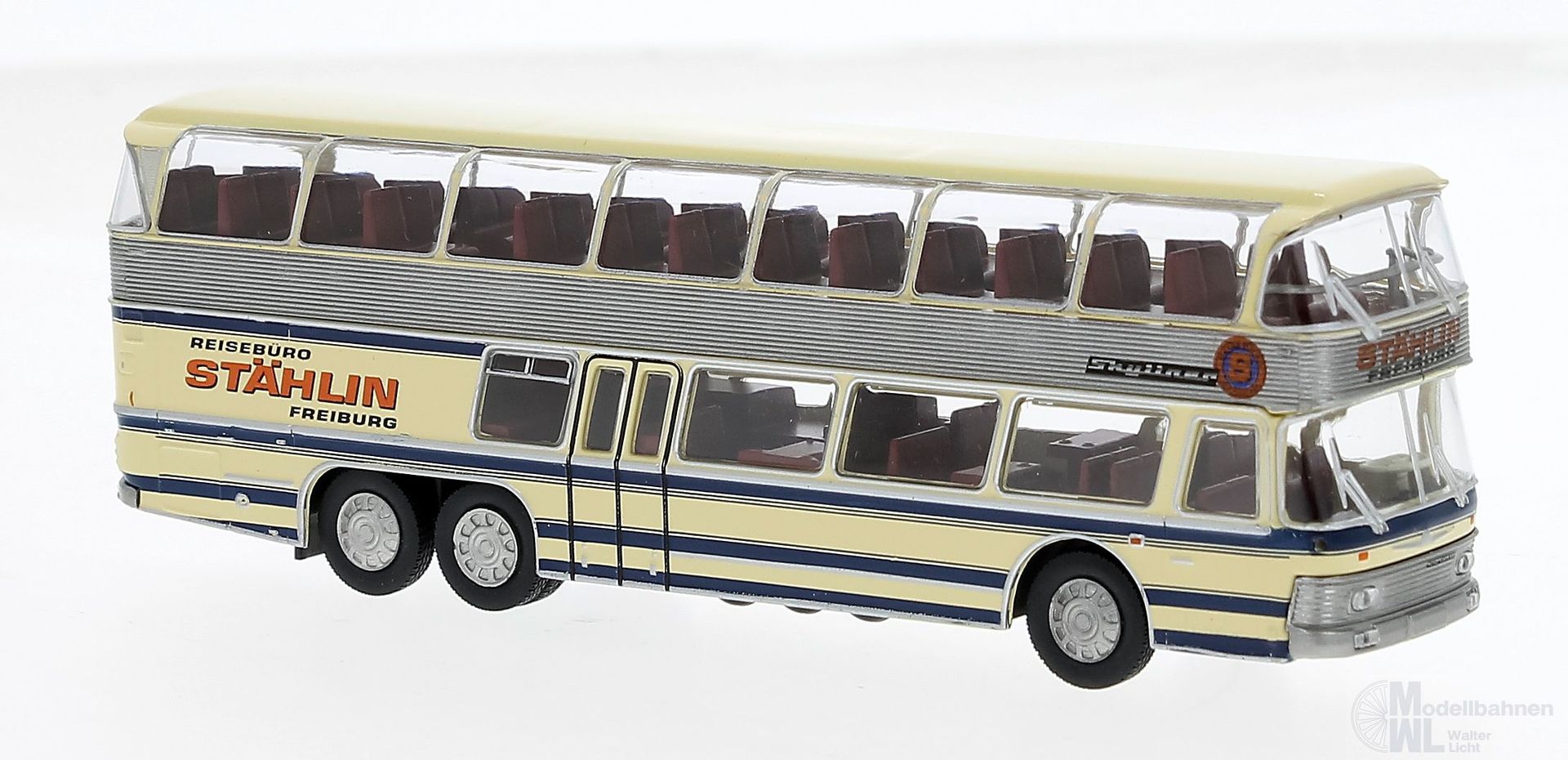 Brekina 58295 - Neoplan NH 22 DD des Reisebüros Stählin Freiburg H0 1:87