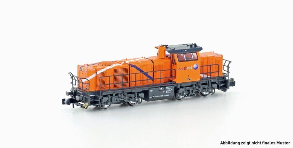 Hobbytrain 3080 - Diesellok Vossloh G1000 Northrail Ep.VI N 1:160
