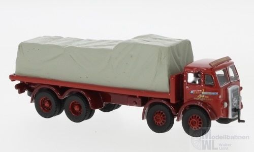 BoS-Models 87530 - Atkinson 8 Wheel Truck rot 1950 1:87