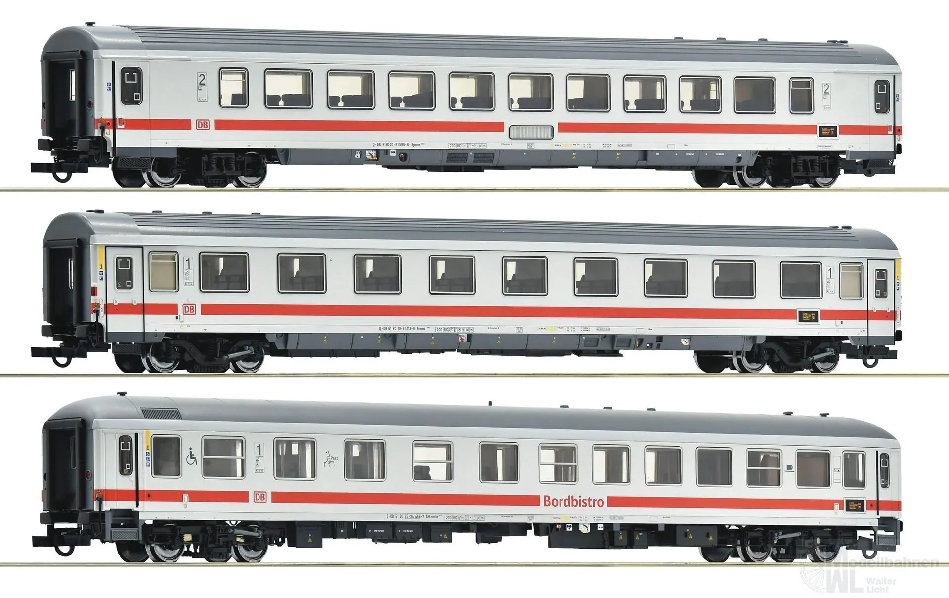 Roco 6200184 - Personenwagen Set DB Ep.VI 3.tlg. IC 2013 Allgäu Set 2 H0/GL