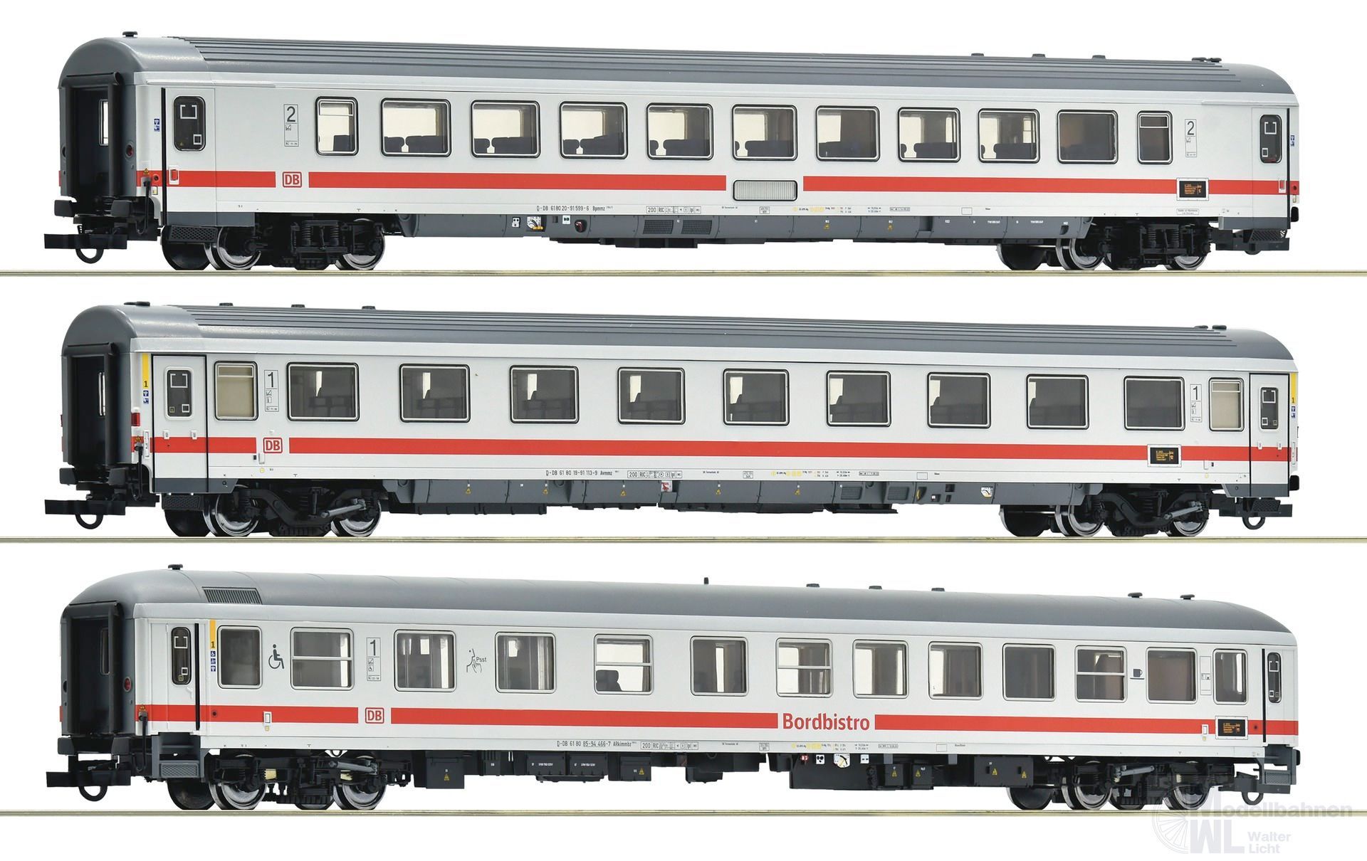 Roco 6200184 - Personenwagen Set DB Ep.VI 3.tlg. IC 2013 Allgäu Set 2 H0/GL