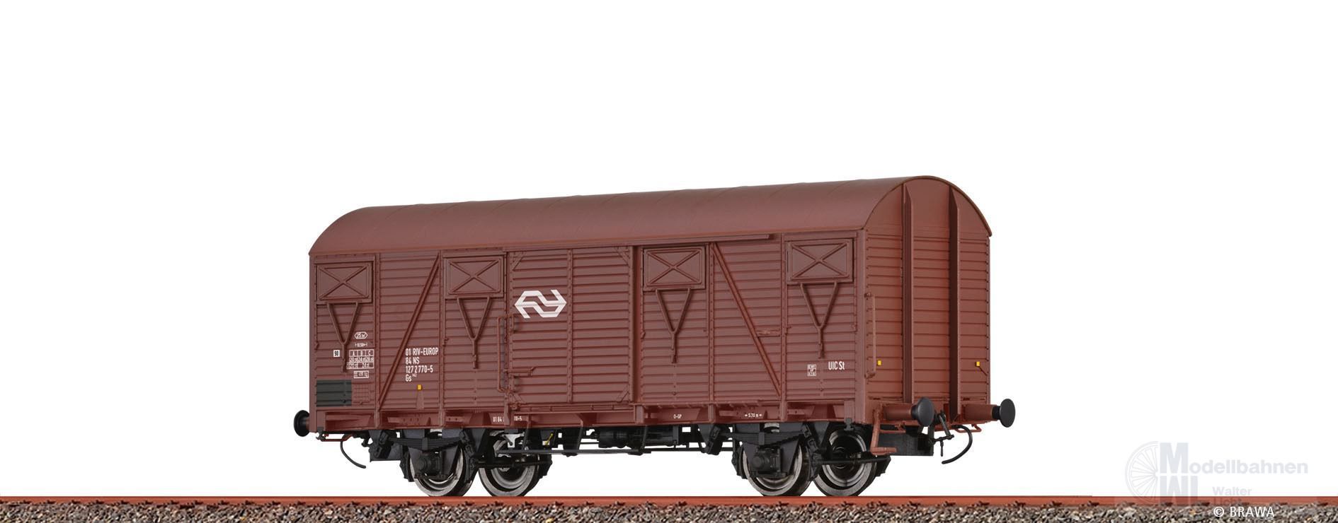 Brawa 50118 - Güterwagen gedeckt NS Ep.V Gs EUROP H0/GL Brawa 50118 - Güterwagen gedeckt NS Ep.V Gs EUROP H0/GL