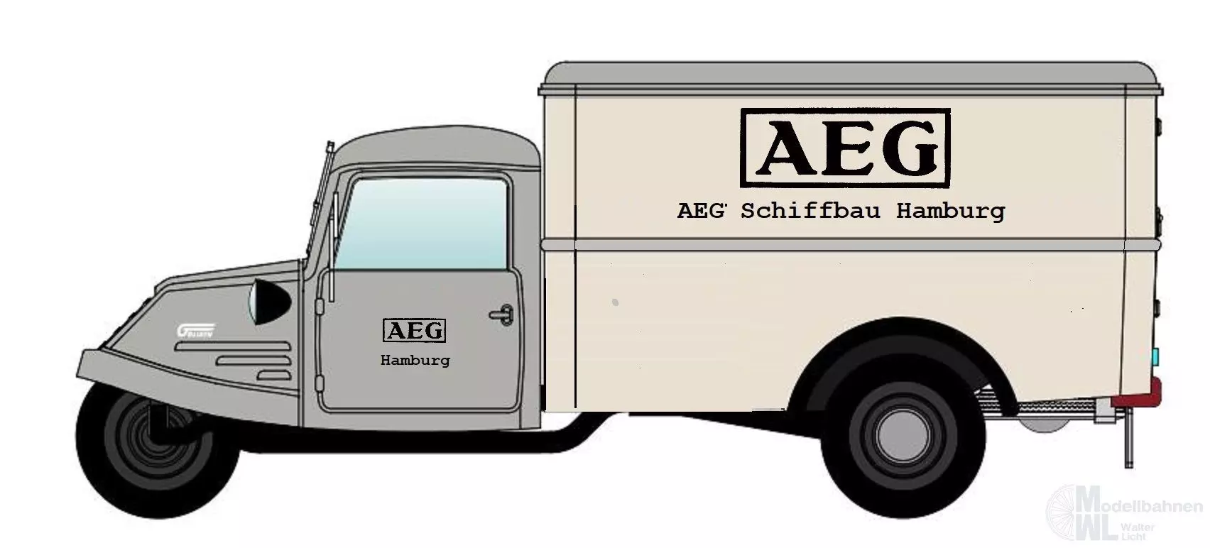 NPE NA88176 - Goliath GD 750 Kombi AEG Hamburg H0 1:87