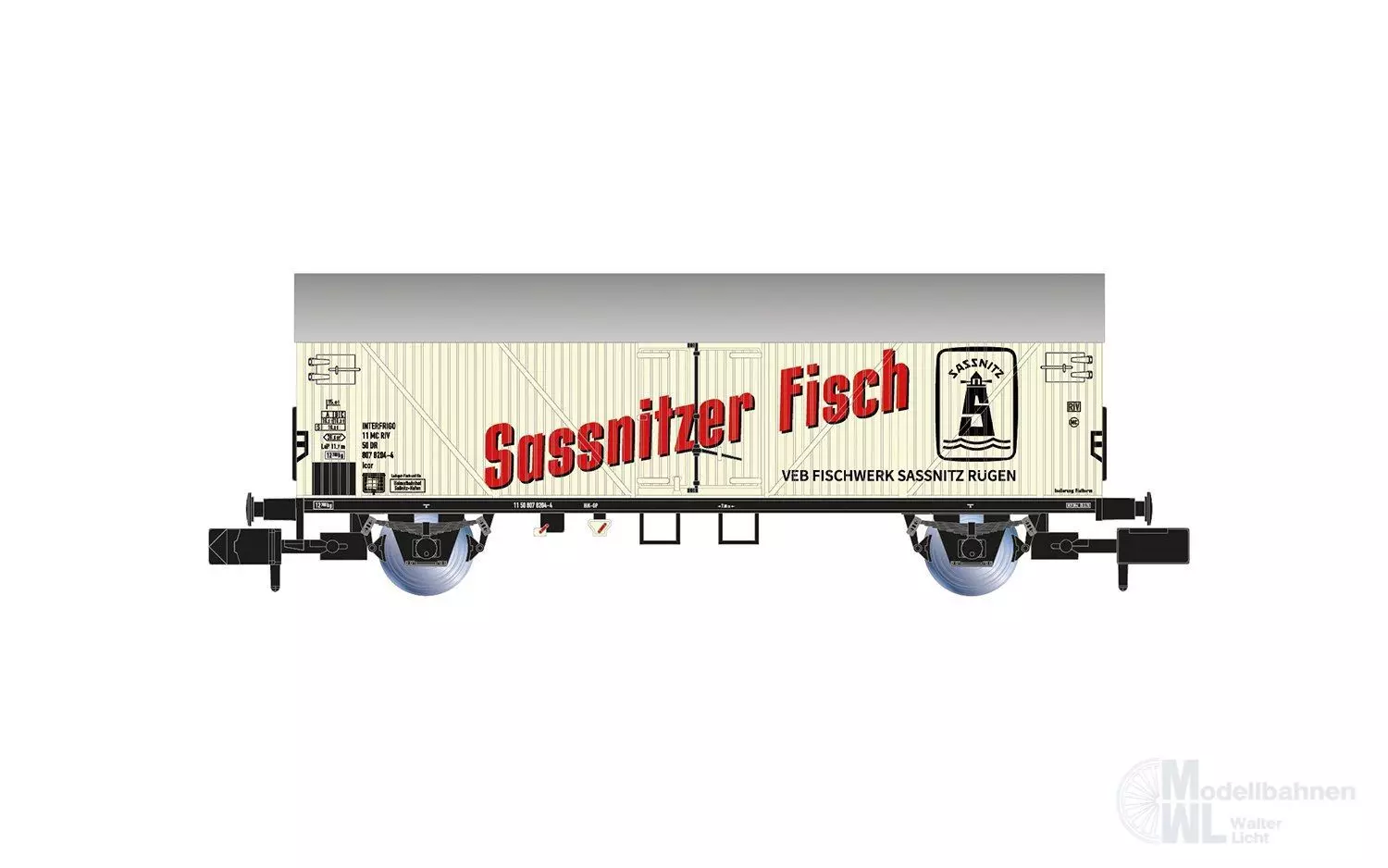 Arnold 6751 - Kühlwagen DR Ep.IV Sassniter Fisch N 1:160