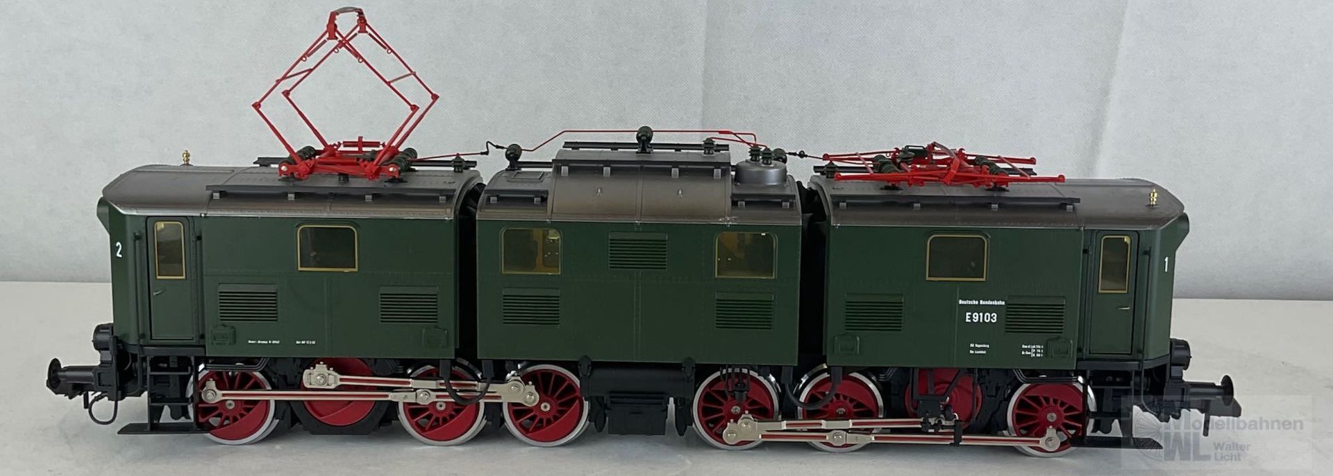 Märklin 5517 - MÄRKLIN - E-Lok E9103 DB Ep.III grün Spur 1