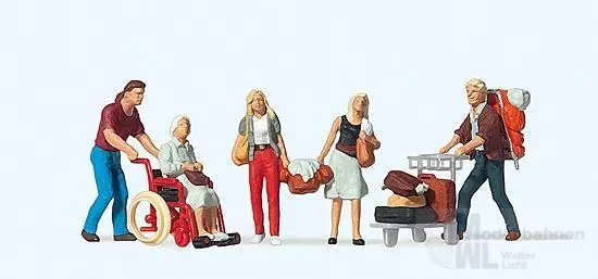 Preiser 10470 - Reisende H0 1:87