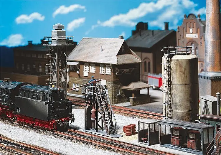 Faller 120157 - Öllager mit Dieseltankstelle H0 1:87