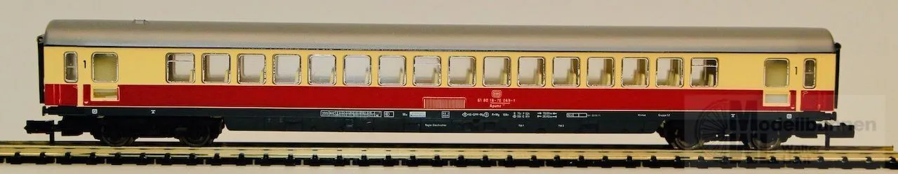 Fleischmann 8163 - FLEISCHMANN - Großraumwagen DB Ep.IV 1.Kl. Apmz121 N 1:160