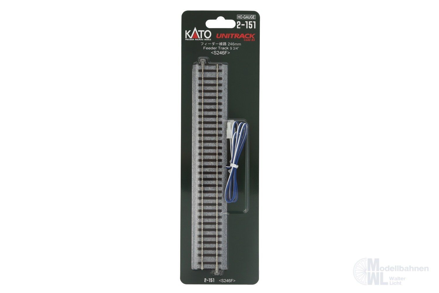 Kato 2-151 - Anschlussgleis gerade 246 mm H0 1:87 Kato 2-151 - Anschlussgleis gerade 246 mm H0 1:87