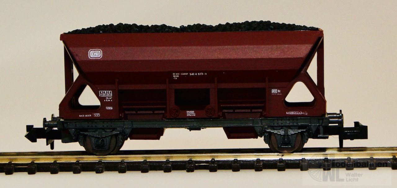 Roco 02318A - ROCO - Selbstentladewagen DB mit Kohleladung N 1:160