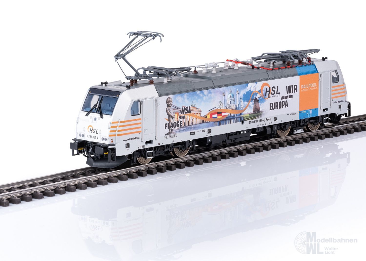 Trix 25803 - E-Lok BR 186 HSL Ep.VI H0/GL Sound Trix 25803 - E-Lok BR 186 HSL Ep.VI H0/GL Sound