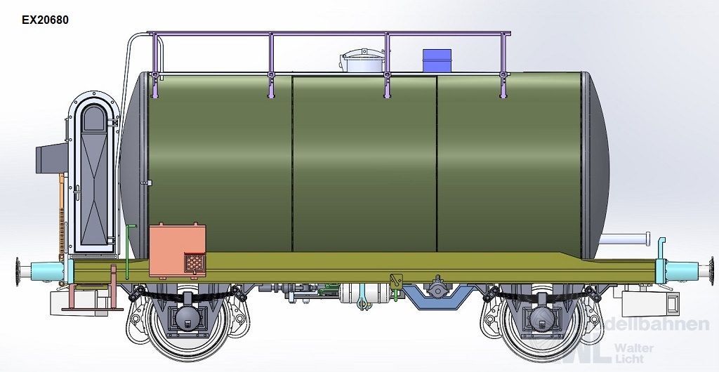 Exact Train 20680 - Kesselwagen DB Ep.IV BP schwarz H0/GL Exact Train 20680 - Kesselwagen DB Ep.IV BP schwarz H0/GL