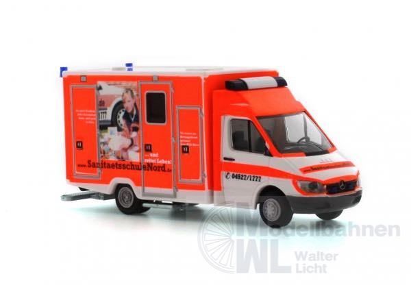 Rietze 61798 - Mercedes-Benz WAS RTW Sanitätsschule Nord H0 1:87