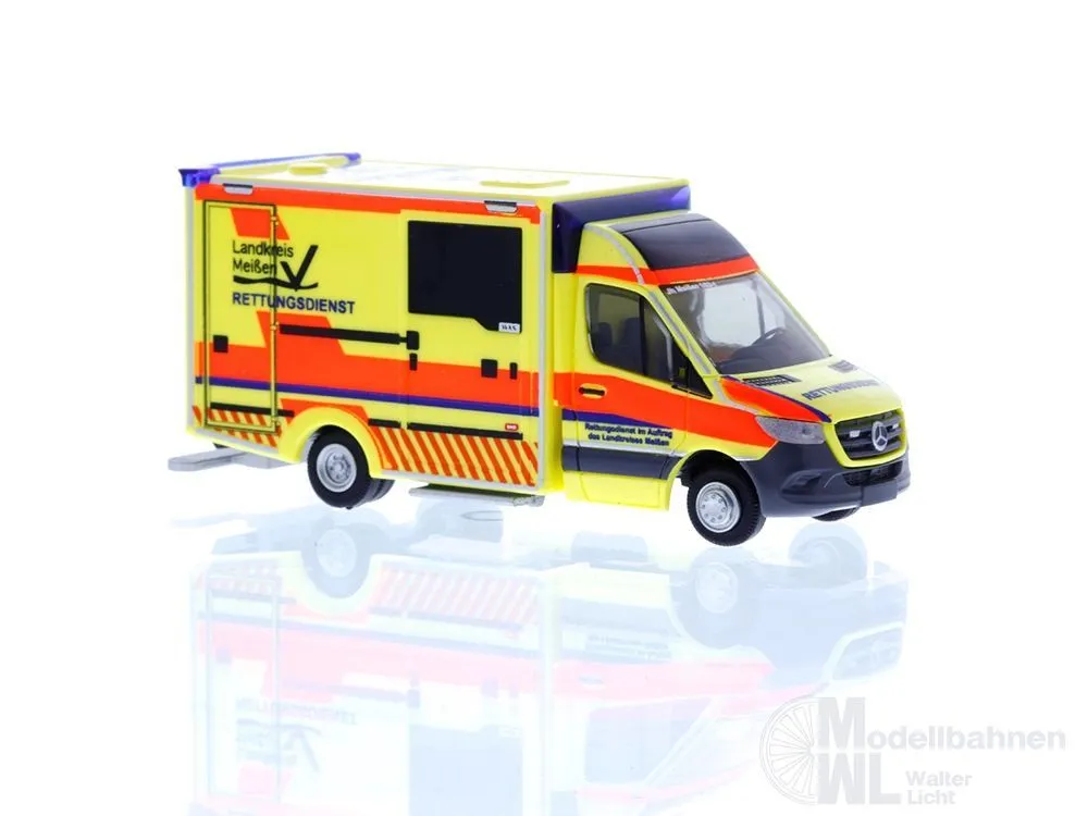 Rietze 76089 - WAS Design-RTW ´18 Rettungsdienst Landkreis Meißen H0 1:87