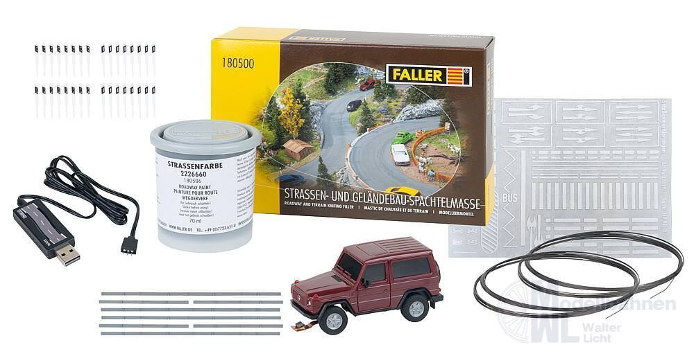 Faller 161449 - Car System Start-Set Mercedes-Benz G-Klasse kurz HERPA H0 1:87