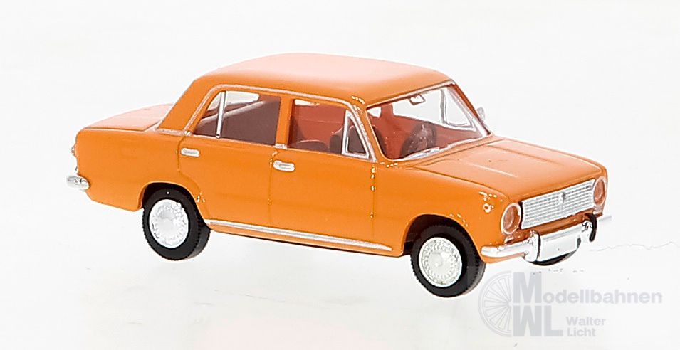 Brekina 22415 - Fiat 124 orange H0 1:87