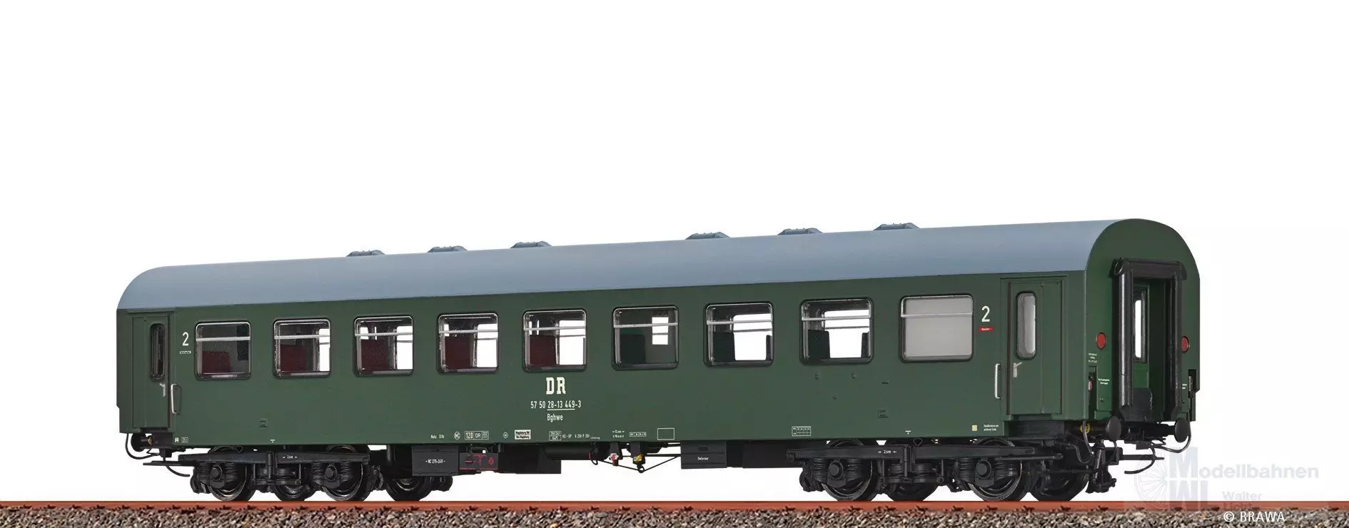 Brawa 51321 - Personenwagen DR Ep.IV Bghwe H0/GL