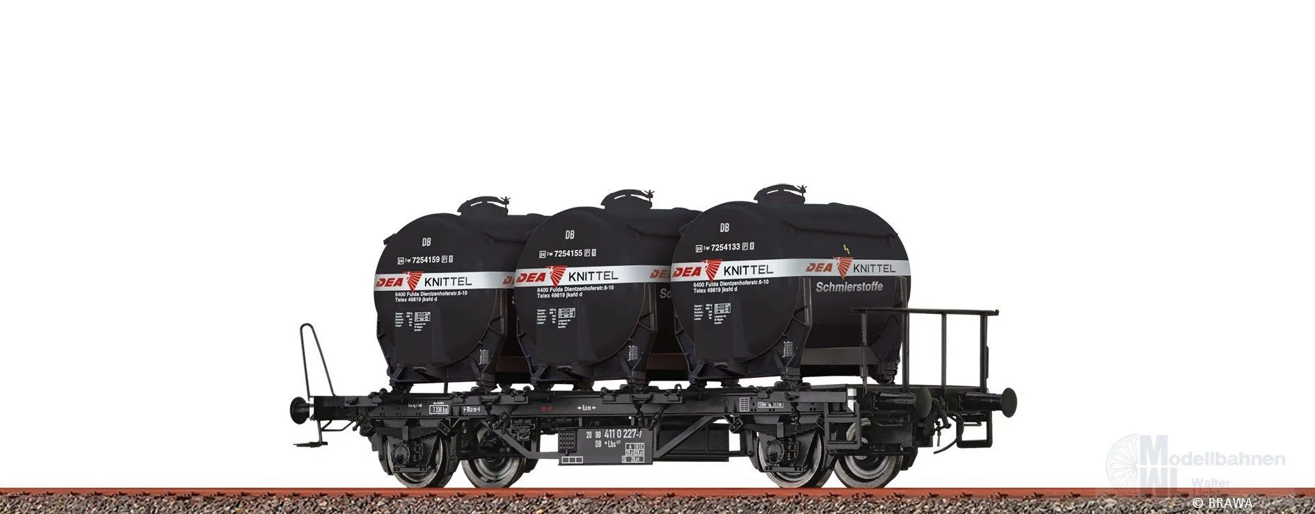 Brawa 50929 - Behältertragwagen DB Ep.IV DEA H0/GL