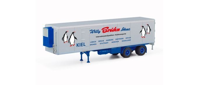 Herpa 87MBS026475 - Kühlkofferauflieger Willy Bruhn H0 1:87