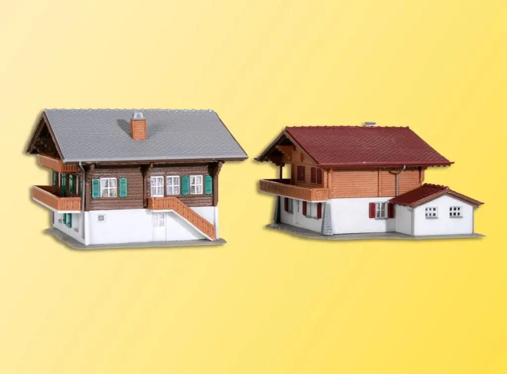 Kibri 37034 - Chalet Lenk 2 Stück N 1:160