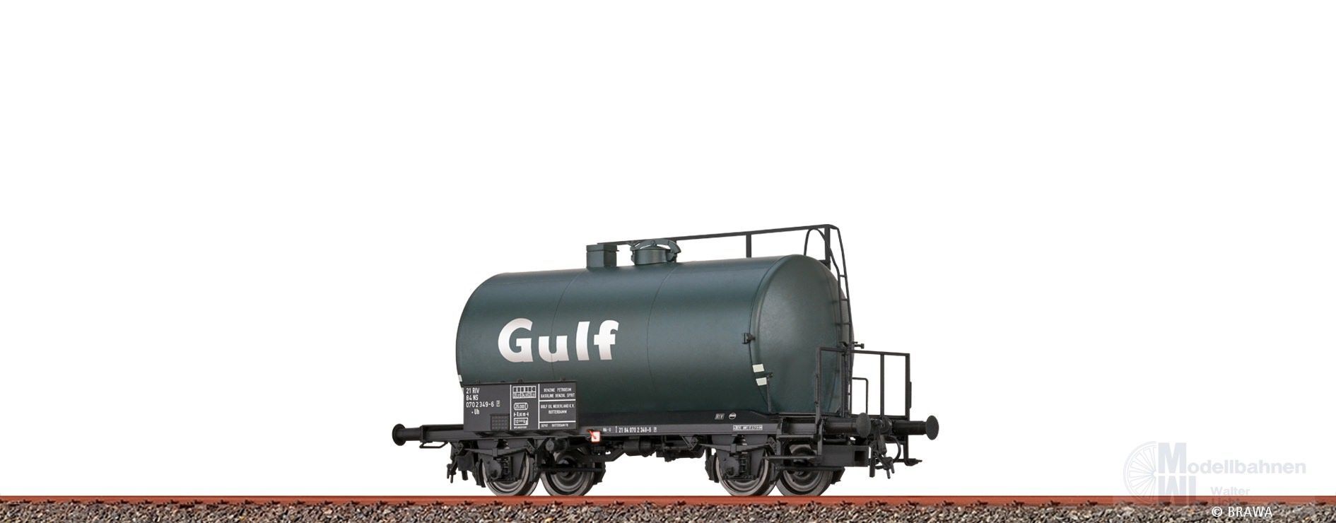 Brawa 50016 - Kesselwagen Uh NS Ep.IV Gulf H0/GL