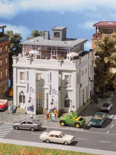 Vollmer 43608 - Fitness-Center mit Dachterasse H0 1:87
