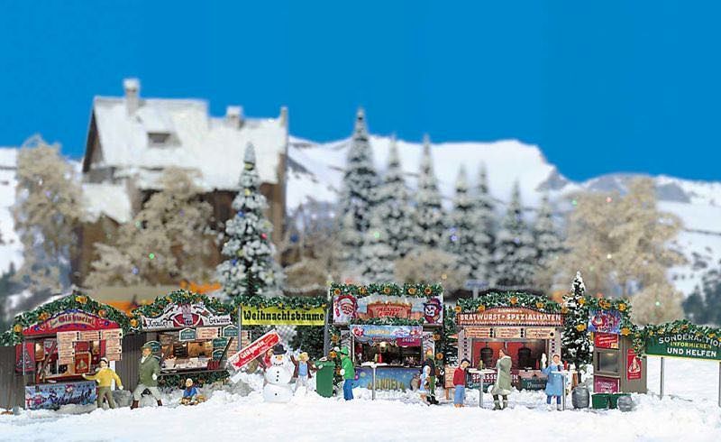 Busch 1059 - Weihnachtsmarkt H0 1:87 Busch 1059 - Weihnachtsmarkt H0 1:87
