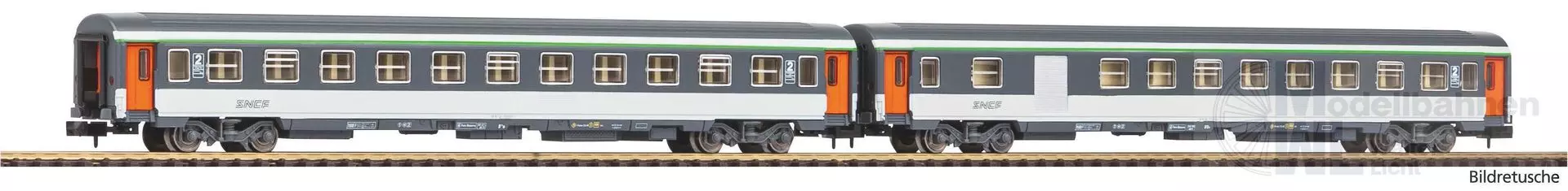 Piko 94506 - Abteilwagen Set SNCF Ep.IV/V 2.Kl./2.Kl./Gepäck N 1:160