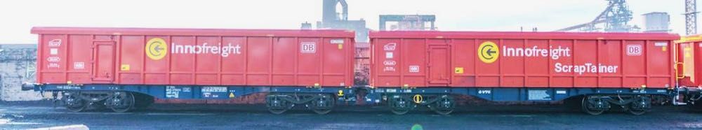 Jägerndorfer Modellbahn 78600 - Innofreight Scraptainer DB Ep.VI 2.tlg. 1.Betr.Nr. H0/GL