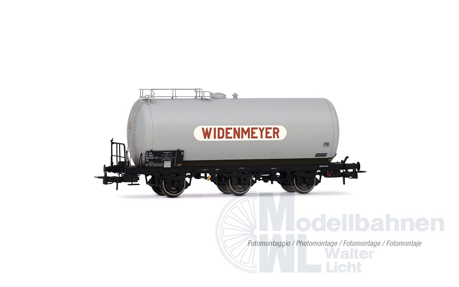 Rivarossi 6672 - Kesselwagen SNCF Ep.IV Widenmeyer H0/GL