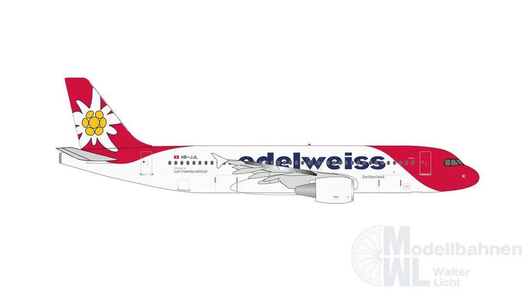 Herpa 539470 - Airbus A320 Edelweiss Air 1:500