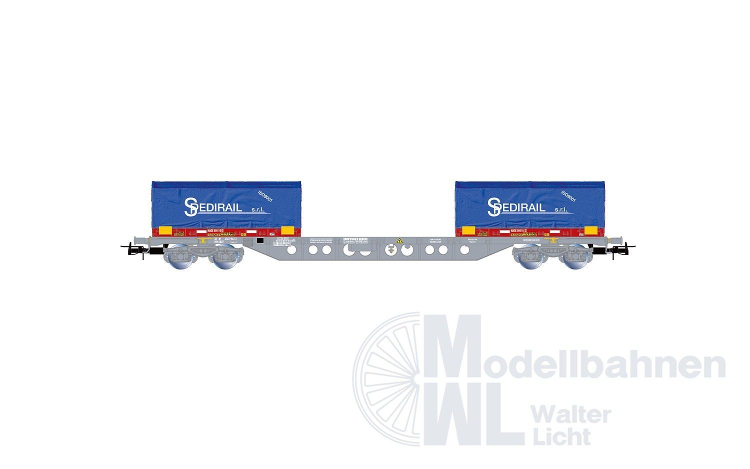 Jouef 6303 - Containertragwagen SNCF Ep.V Spedirail H0/GL