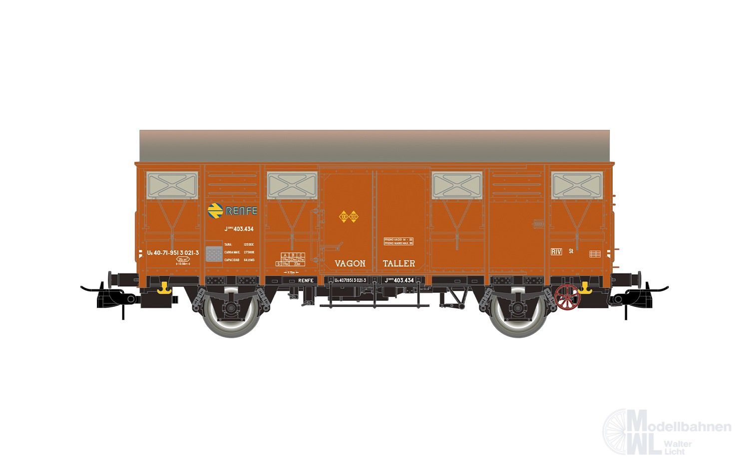 Electrotren 6096 - Güterwagen ged. RENFE Ep.IV J2 H0/GL