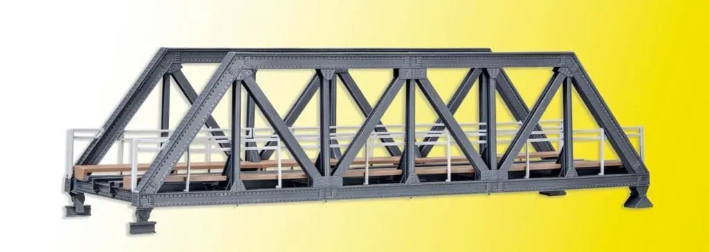 Kibri 39701 - Stahl-Vorflutbrücke eingleisig H0 1:87