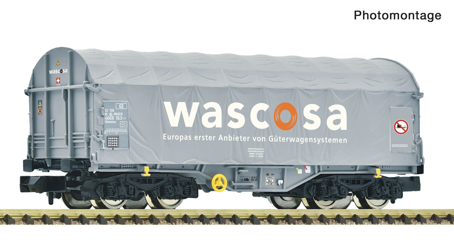Fleischmann 6660188 - Schiebeplanenwagen Wascosa Ep.VI N 1:160