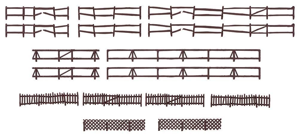 Faller 180857 - 4 Garten- und Feldzaune H0 1:87