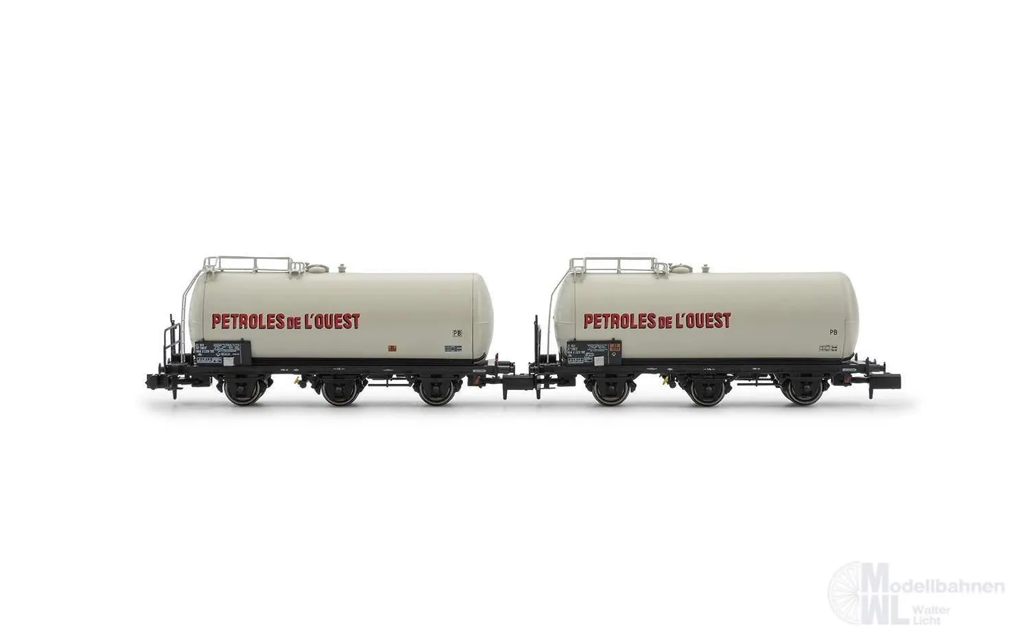 Arnold 6677 - Kesselwagen Set SNCF Ep.IV Petroles de l´Quest 2.tlg. N 1:160