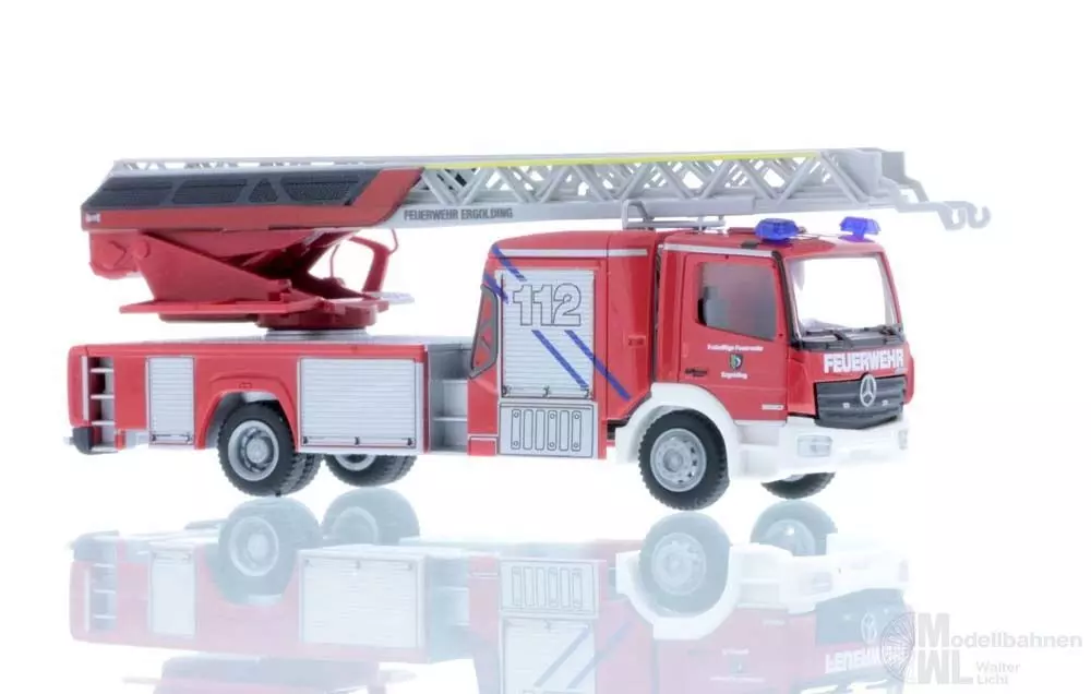 Rietze 71635 - Mercedes-Benz Atego Magirus DLK Feuerwehr Ergolding 1:87