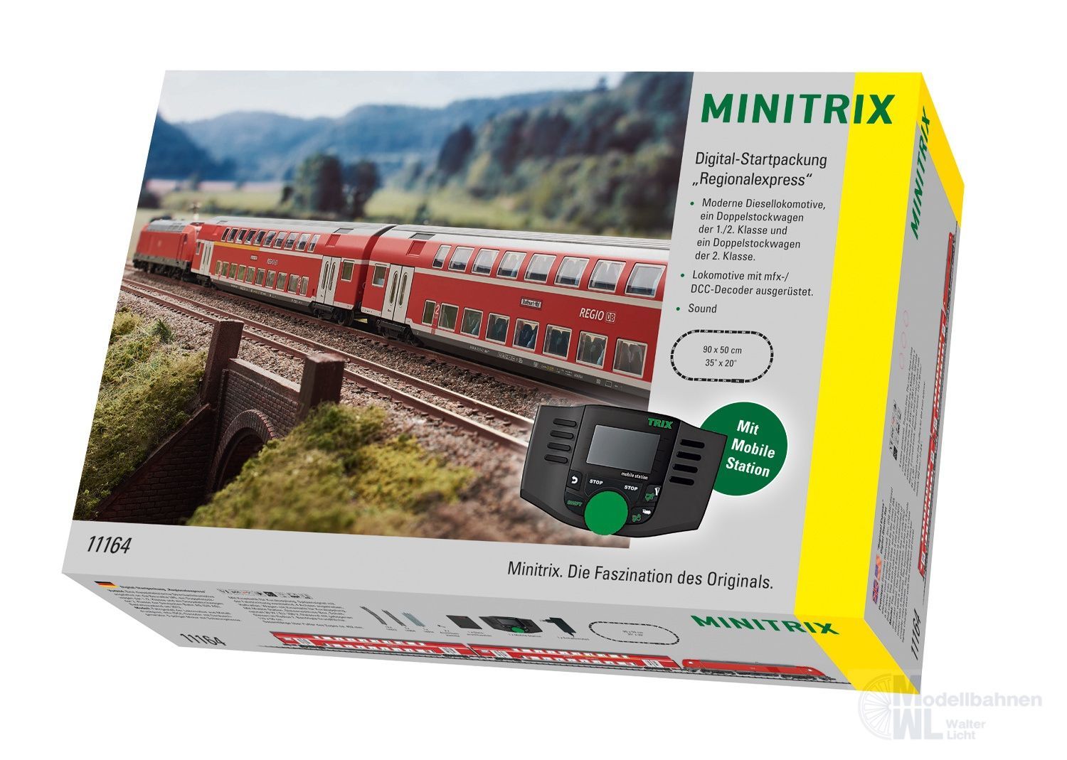 Trix 11164 - Startpackung DB Ep.VI Regionalexpress N 1:160 Sound