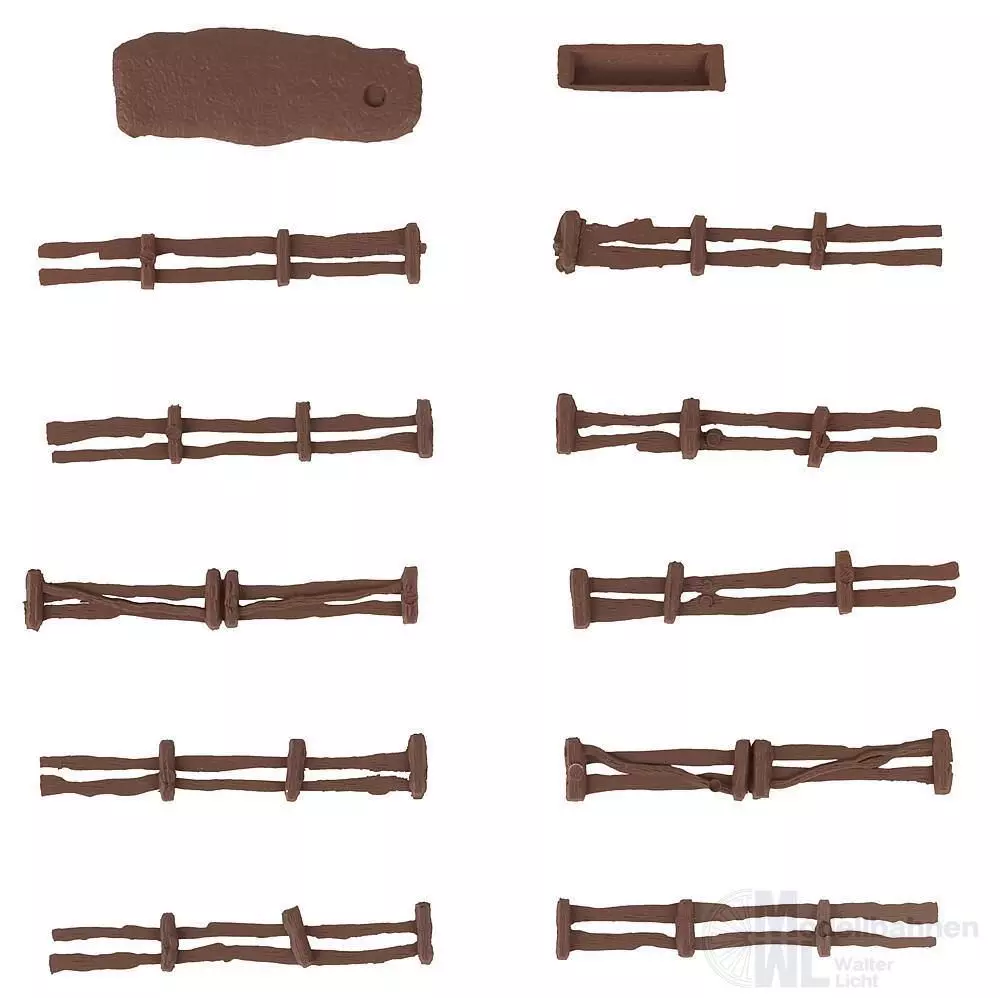 Faller 272924 - 2 Brunnen mit Weidezaun N 1:160