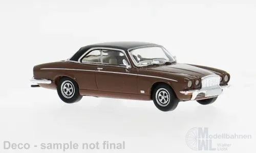 PCX-Models 871569 - Jaguar XJ-C dunkelbraun/schwarz 1973 H0 1:87