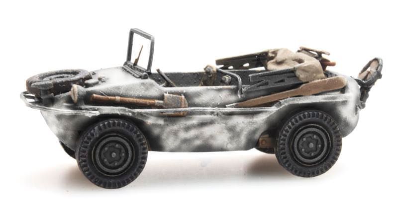 ARTITEC b.v. 6870076 - Schwimmwagen VW 166 K2s Winter Deutsche Wehrmacht H0 1:87